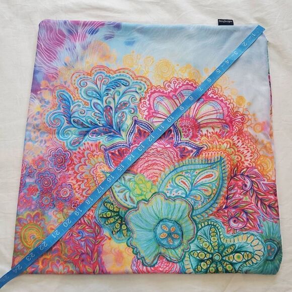 Deny Designs Stephanie Corfee Flourish Allover Two Patio Pillowcases EUC - Picture 14 of 16